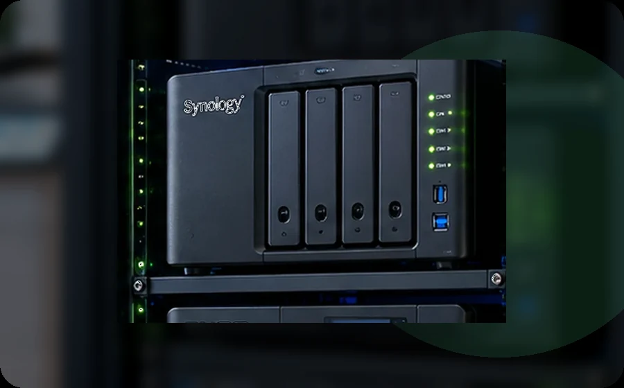 NAS Synology professionnel au format tour